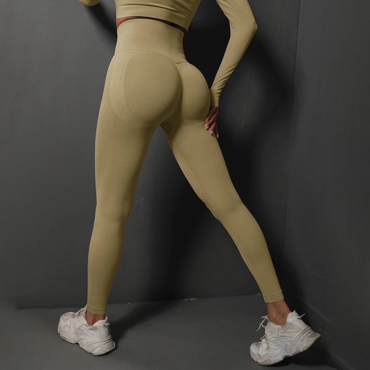 Ensemble Fitness Seamless Manches Longues — VibeSport