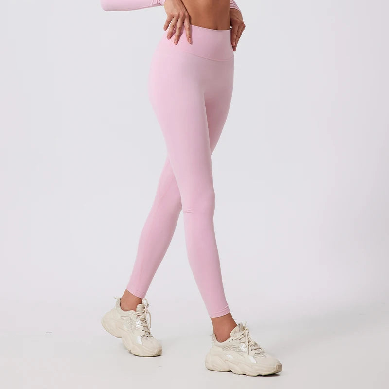 Legging Sport - Rose côté